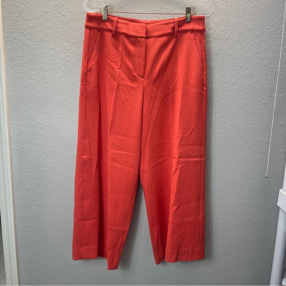 J Crew Sydney Wide-Leg Pants Four-Season Stretch Warm Persimmon - Picture 2 of 14